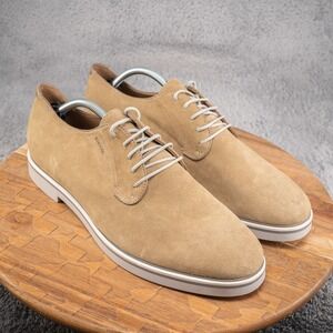 GEOX Respira Suede Lace Up Plain Toe Dress Shoes US Size 12 EU Size 45